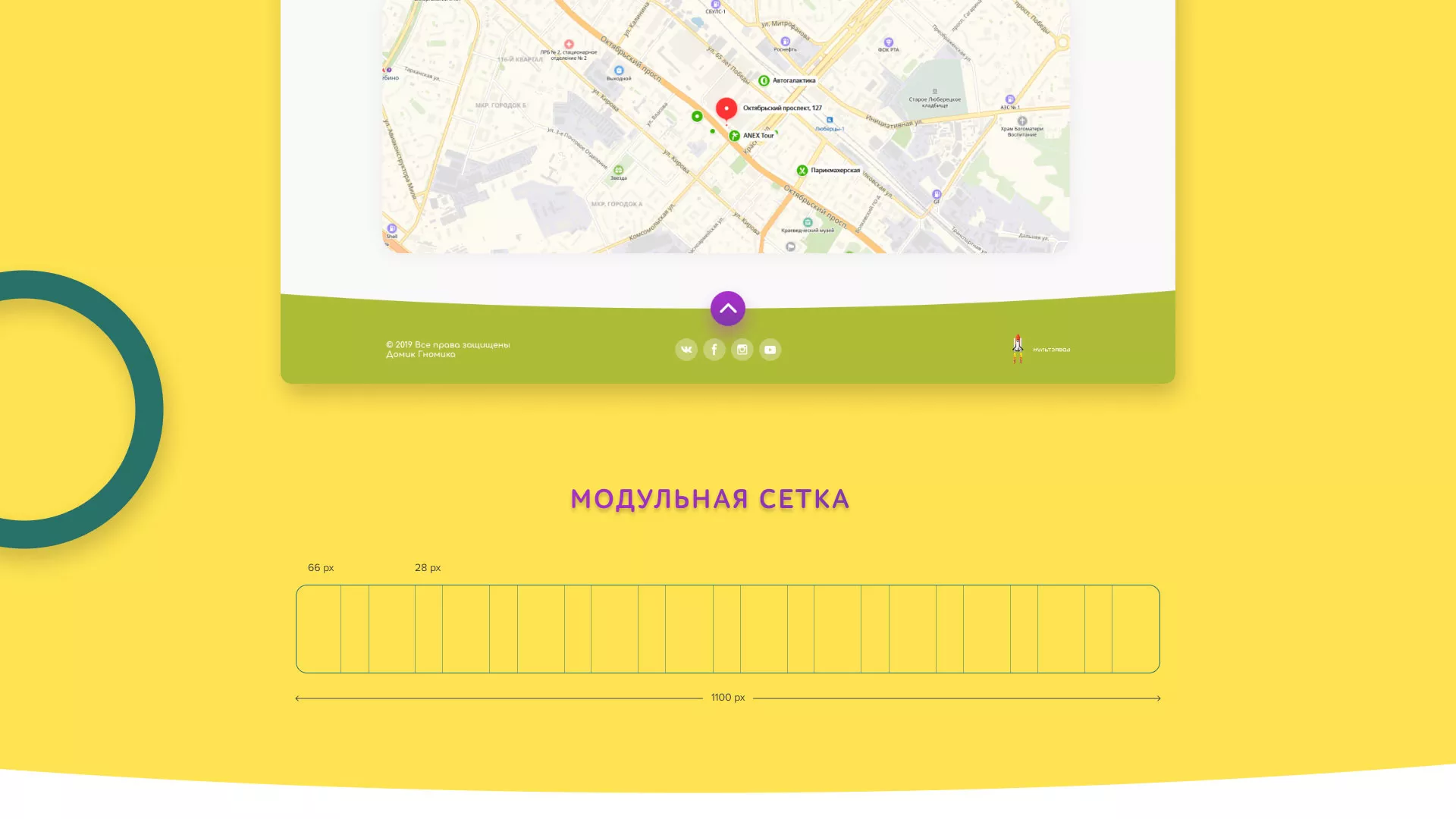 Разработка сайта детского активити-клуба «Домик гномика» в Почепе